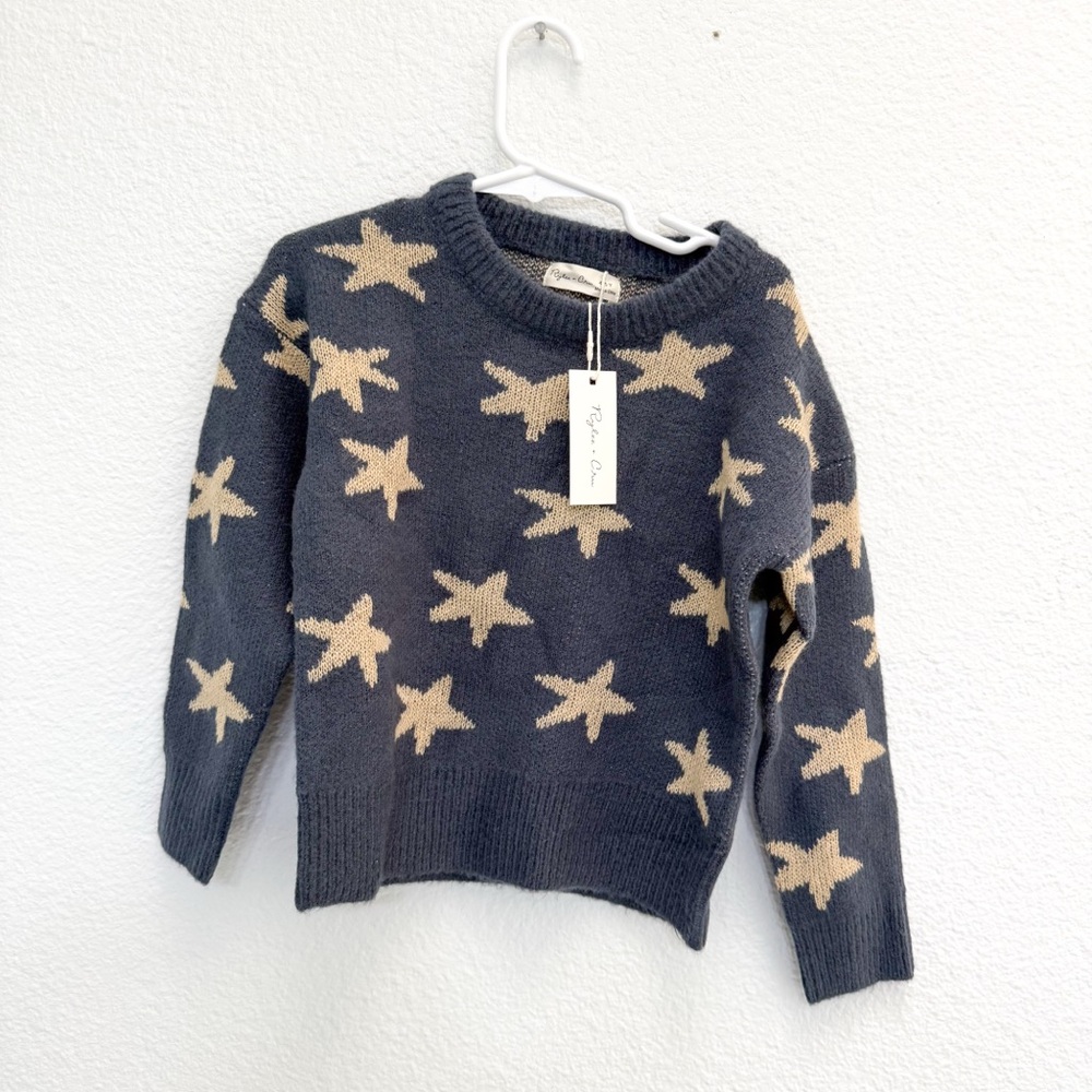 NWT Rylee + Cru Stars Sweater